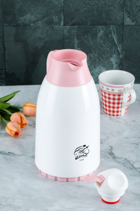 Cooker termos 1.3 lt. çay termosu - su termosu pb - 2