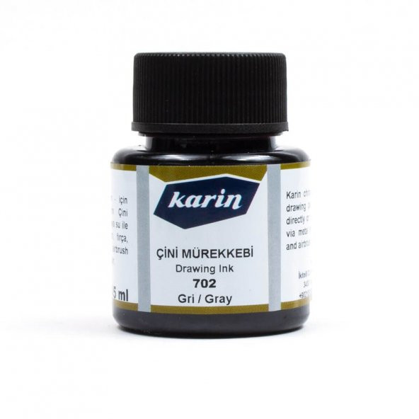 Karin Çini Mürekkebi Gri 45ml