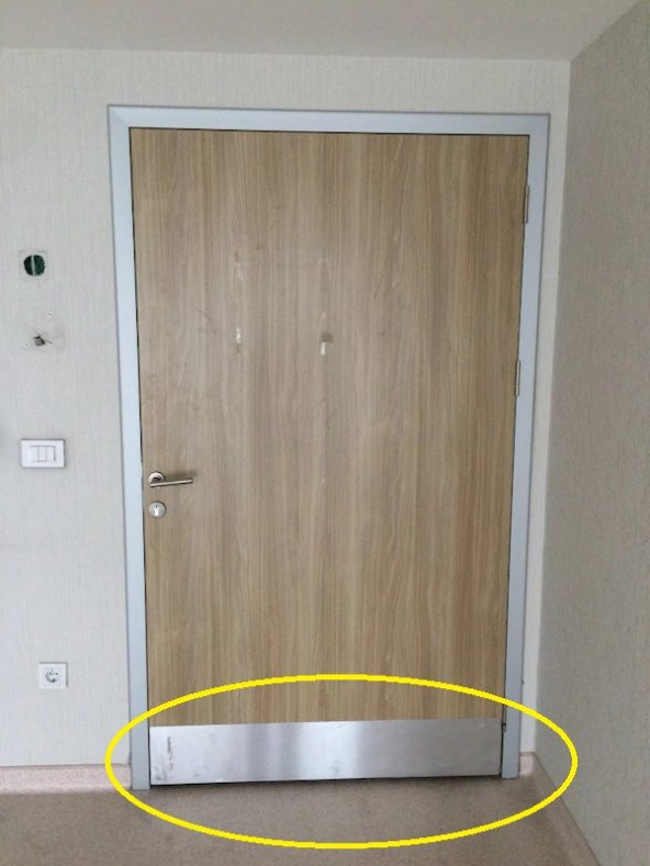 2 ADET - Kapı altı Koruması BEYAZ - Alaminyum ürün görseli