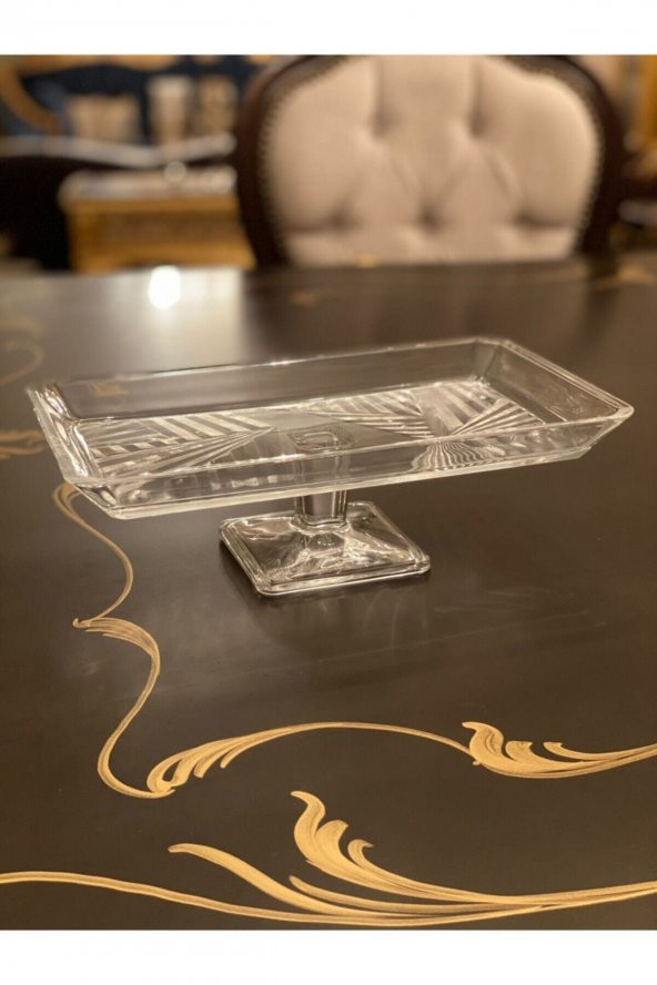 Paşabahçe Ayaklı Ve Servis Tabağı- Servis Sunum Tabağı 950008 - Resim 3