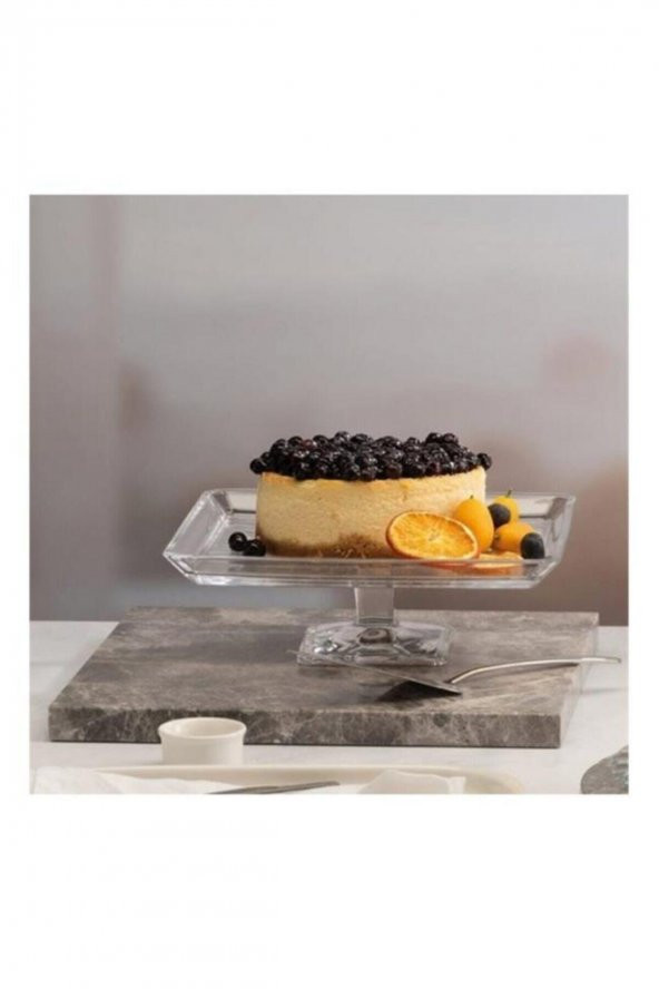 Paşabahçe madlen ayaklı ve servis tabağı- servis sunum tabağı 950007 - Resim 3