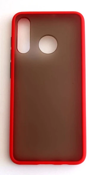 Huawei P30 Lite Uyumlu Renkli Kenarlı Yarı Şeffaf Orta Sert Lüks Kılıf - 2