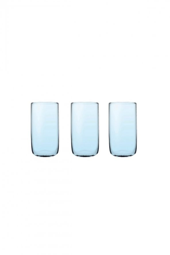 Paşabahçe iconic su bardak 3 lü su meşrubat bardağı mavi 420805