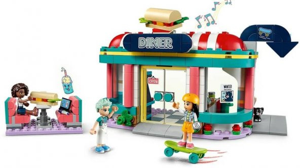 LEGO Friends 41728 Heartlake Downtown Diner - 4