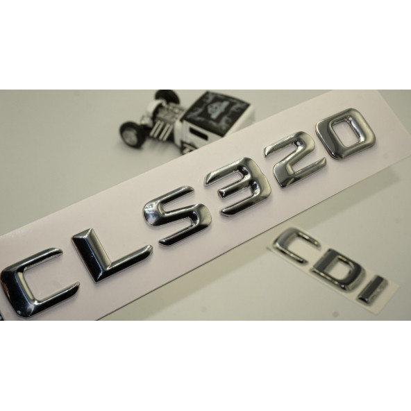 Benz CLS 320 CDi Bagaj Krom Metal 3M 3D Yazı Logo ürün görseli 1