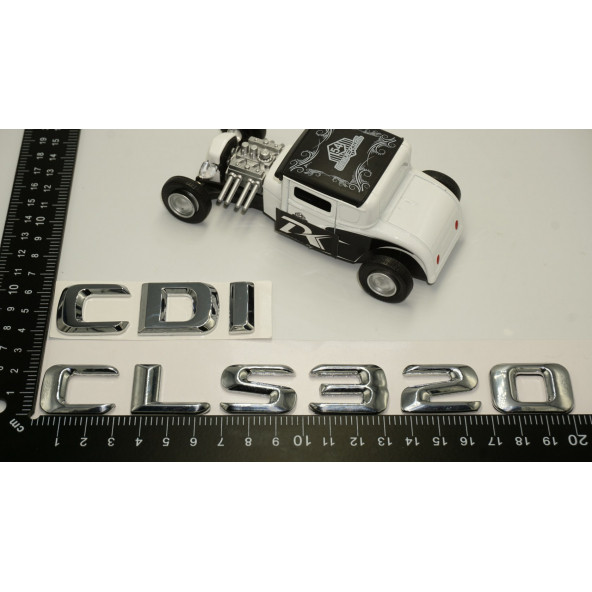 Benz CLS 320 CDi Bagaj Krom Metal 3M 3D Yazı Logo - Resim 4