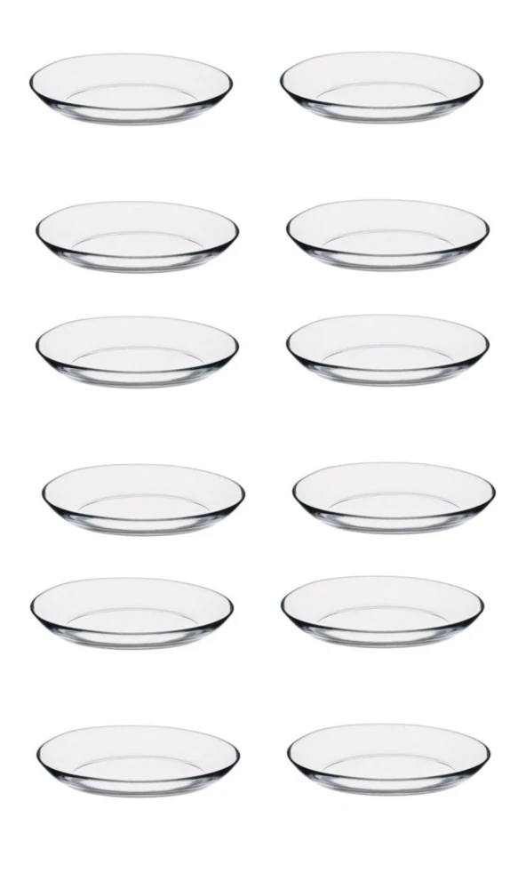 Paşabahçe invitation 12 li küçük servis kayık tabak - kahvaltılık 15x11 cm.10355 - Resim 2