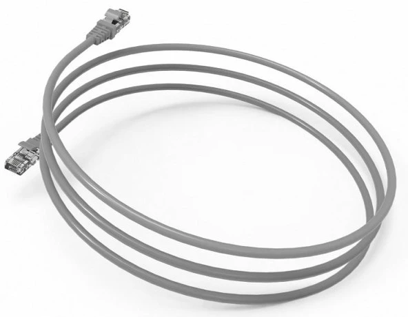Inca Cat6 26 AWG 5 Metre Gri Patch Kablo Network Ethernet Kablosu