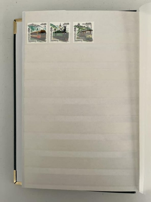 Tren Temalı Pul Koleksiyonu Albümü 630 Adet - Yabancı Pul 038 - Resim 4