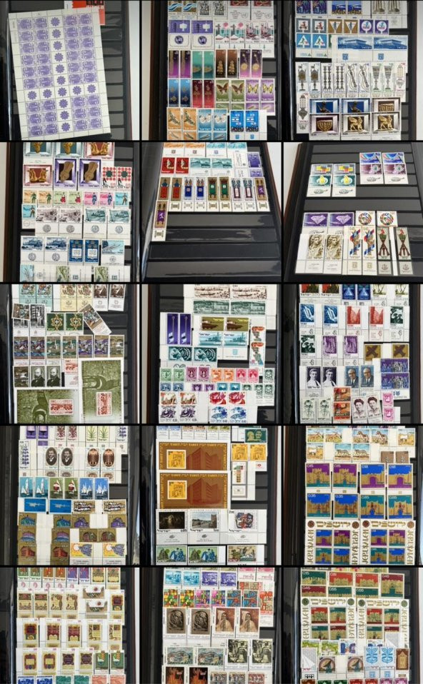 İsrail Pul Koleksiyonu Albümü Damgasız 910 Adet - Yabancı Pul 044 ürün görseli 1