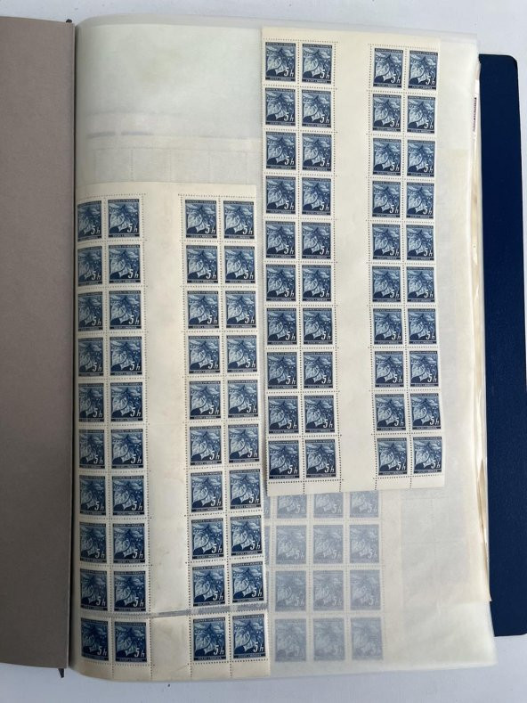 Böhmen und Mähren Almanya Pul Koleksiyonu Albümü Damgasız 5680 Adet - Yabancı Pul 051 - Resim 3