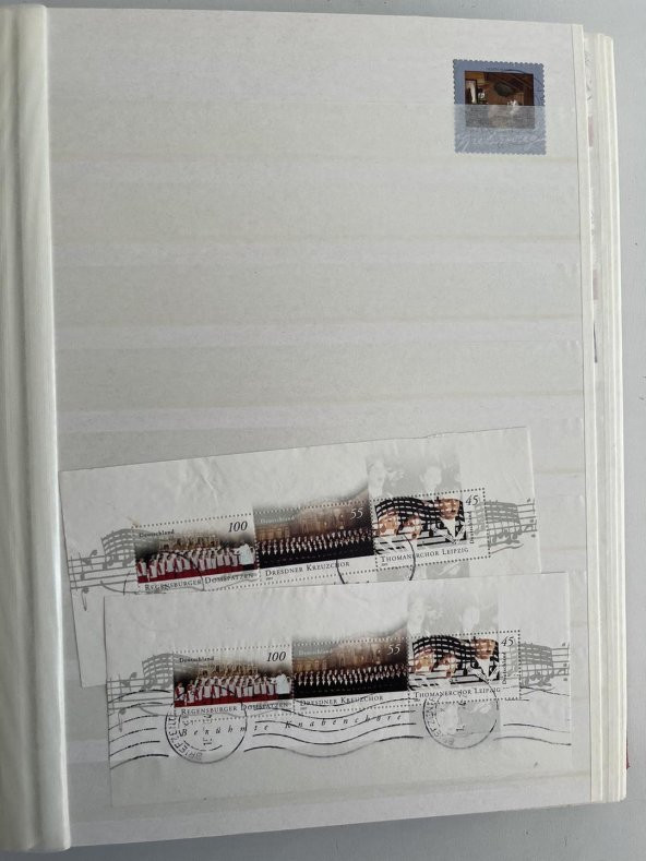 Almanya Pul Koleksiyonu Albümü 600 Adet - Yabancı Pul 049 - Resim 8