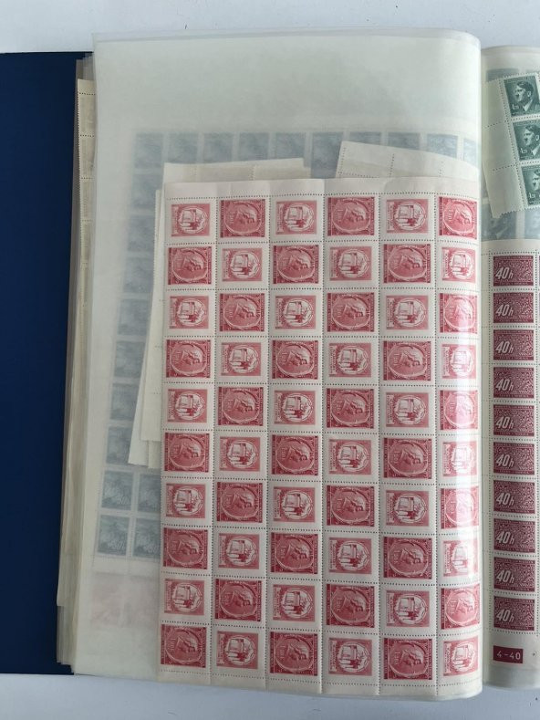 Böhmen und Mähren Almanya Pul Koleksiyonu Albümü Damgasız 5680 Adet - Yabancı Pul 051 - Resim 6