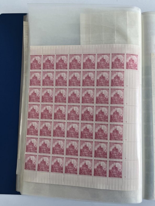 Böhmen und Mähren Almanya Pul Koleksiyonu Albümü Damgasız 5680 Adet - Yabancı Pul 051 - Resim 7