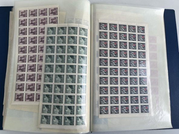 Böhmen und Mähren Almanya Pul Koleksiyonu Albümü Damgasız 5680 Adet - Yabancı Pul 051 - Resim 12