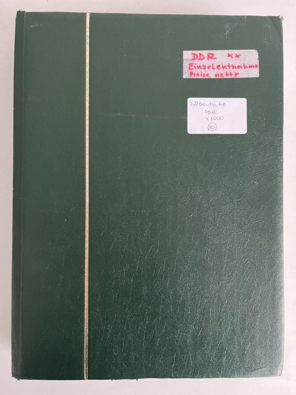 Almanya DDR Pul Koleksiyonu Albümü 1000 Adet - Yabancı Pul 052 - Resim 2