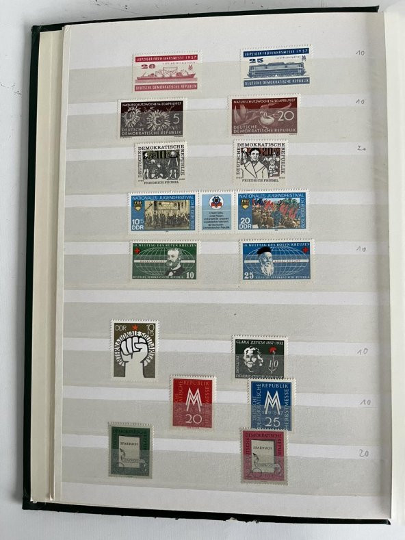 Almanya DDR Pul Koleksiyonu Albümü 1000 Adet - Yabancı Pul 052 - Resim 4