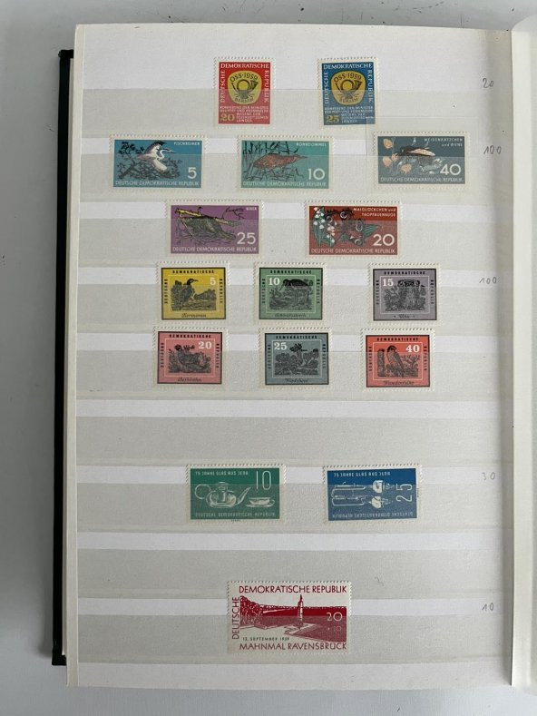 Almanya DDR Pul Koleksiyonu Albümü 1000 Adet - Yabancı Pul 052 - Resim 5