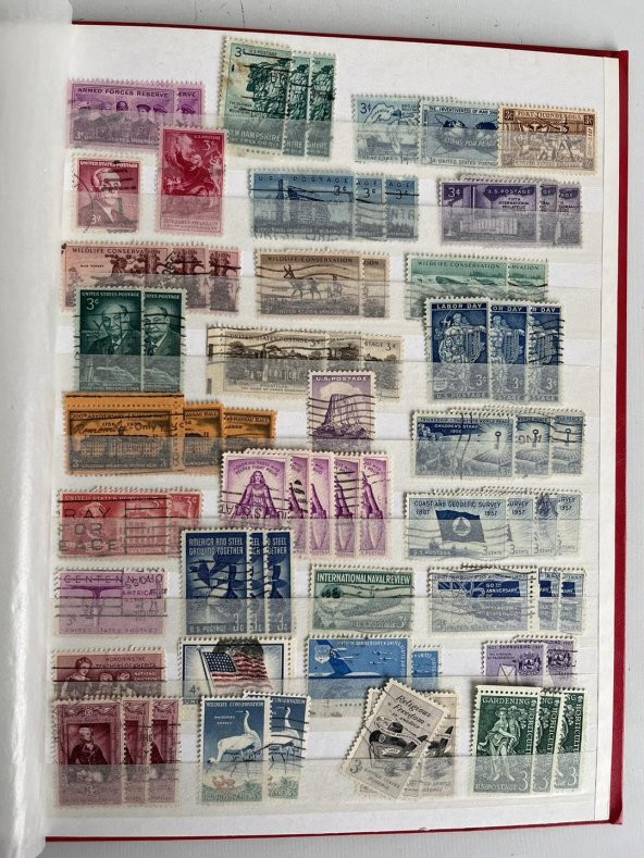 Amerika Pul Koleksiyonu Albümü 780 Adet - Yabancı Pul 056 - Resim 4