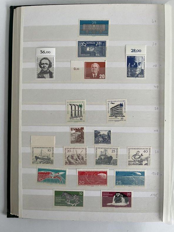 Almanya DDR Pul Koleksiyonu Albümü 1000 Adet - Yabancı Pul 052 - Resim 12
