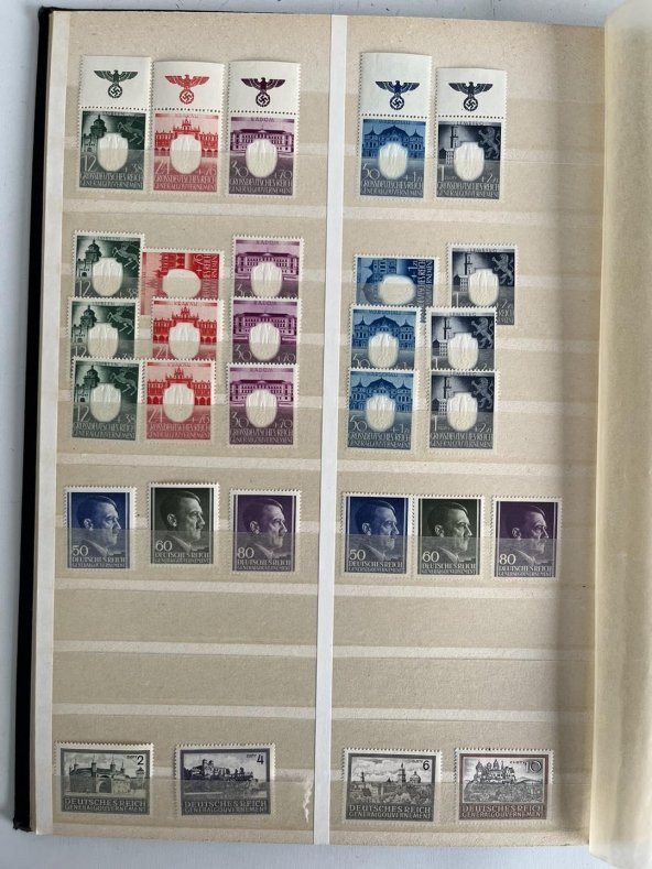 Almanya Pul Koleksiyonu Albümü Damgasız 990 Adet - Yabancı Pul 057 - 6