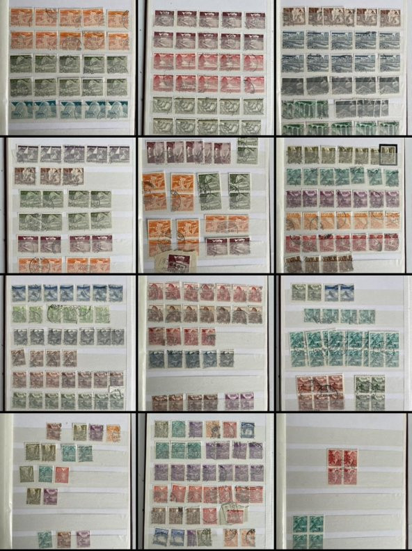 Helvetia İsviçre Pul Koleksiyonu Albümü 300 Adet - Yabancı Pul 064
