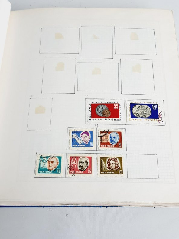 Romanya Pul Koleksiyonu Albümü 1570 Adet - Yabancı Pul 055 - Resim 6