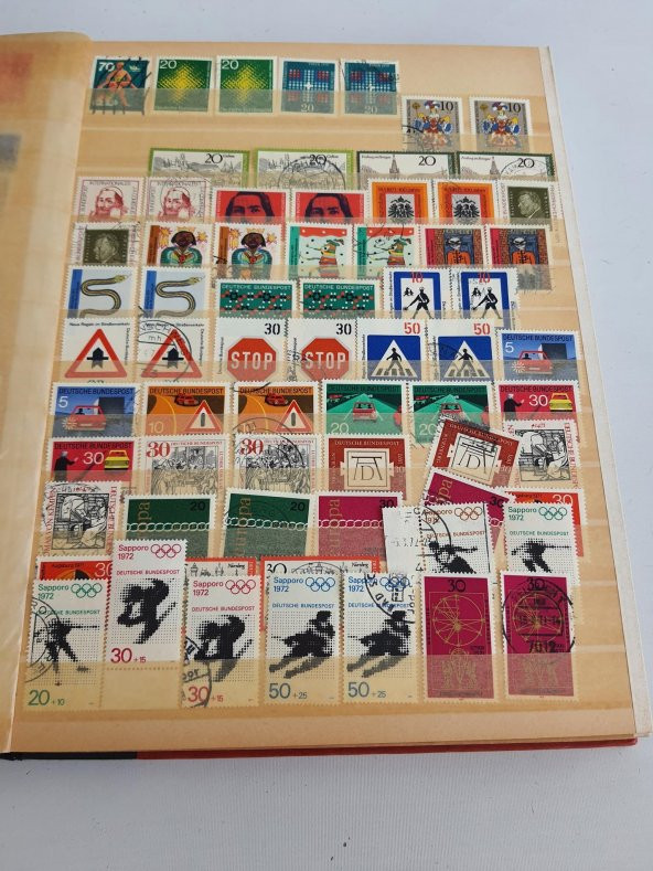 Almanya Pul Koleksiyonu Albümü 1210 Adet - Yabancı Pul 043 - Resim 5