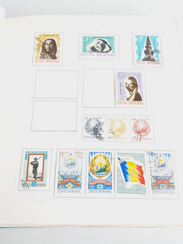 Romanya Pul Koleksiyonu Albümü 1570 Adet - Yabancı Pul 055 - Resim 7