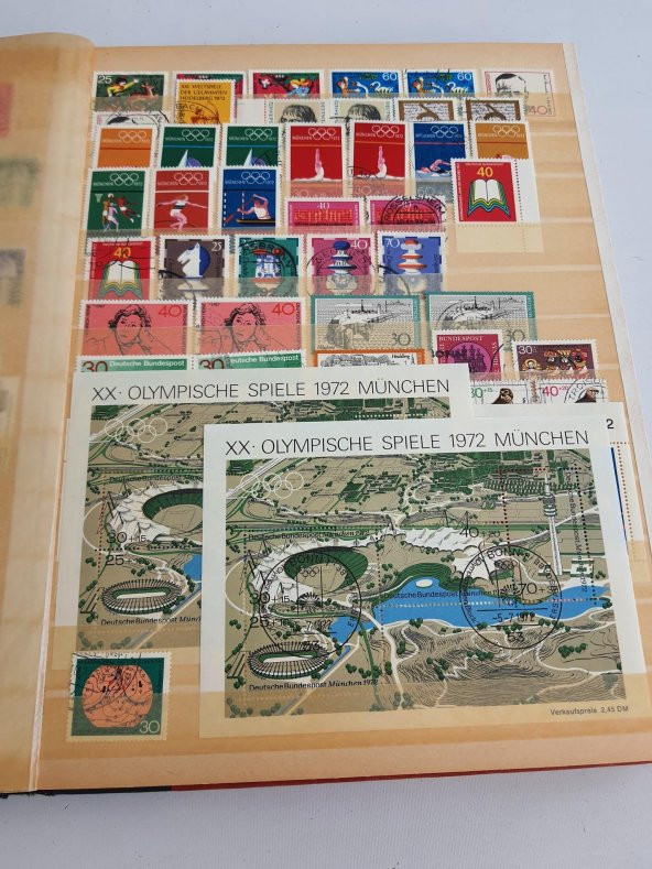 Almanya Pul Koleksiyonu Albümü 1210 Adet - Yabancı Pul 043 - Resim 7