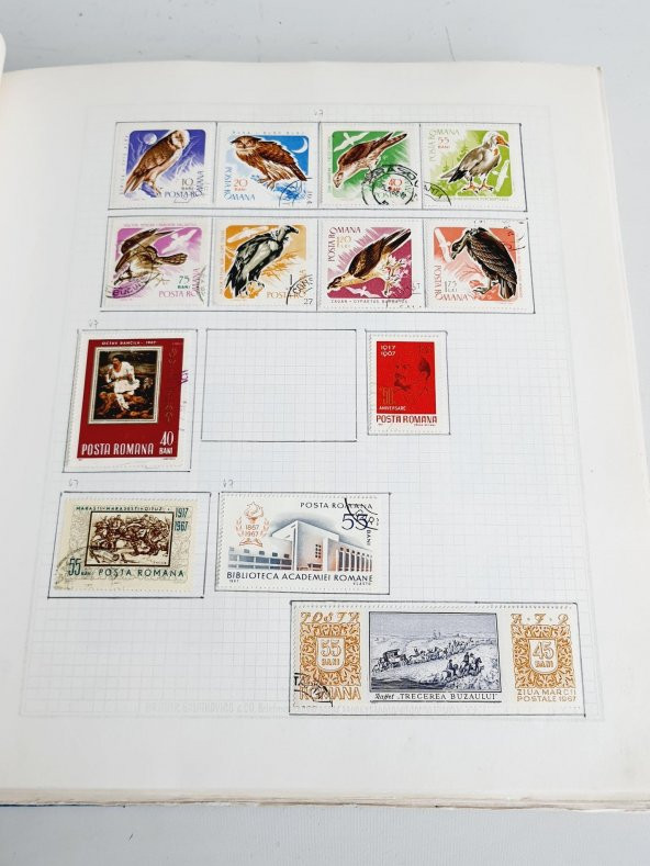 Romanya Pul Koleksiyonu Albümü 1570 Adet - Yabancı Pul 055 - Resim 10