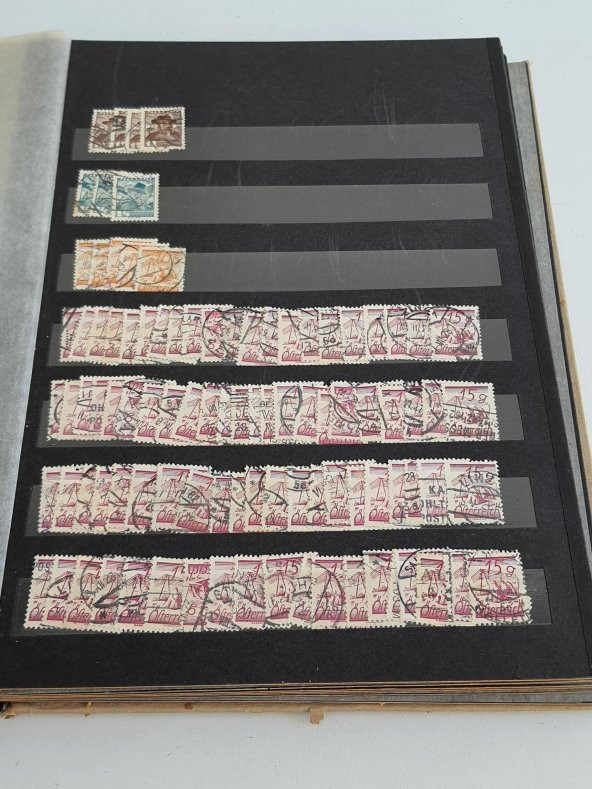 Avusturya  Pul Koleksiyonu Albümü 540 Adet - Yabancı Pul 046 - Resim 5