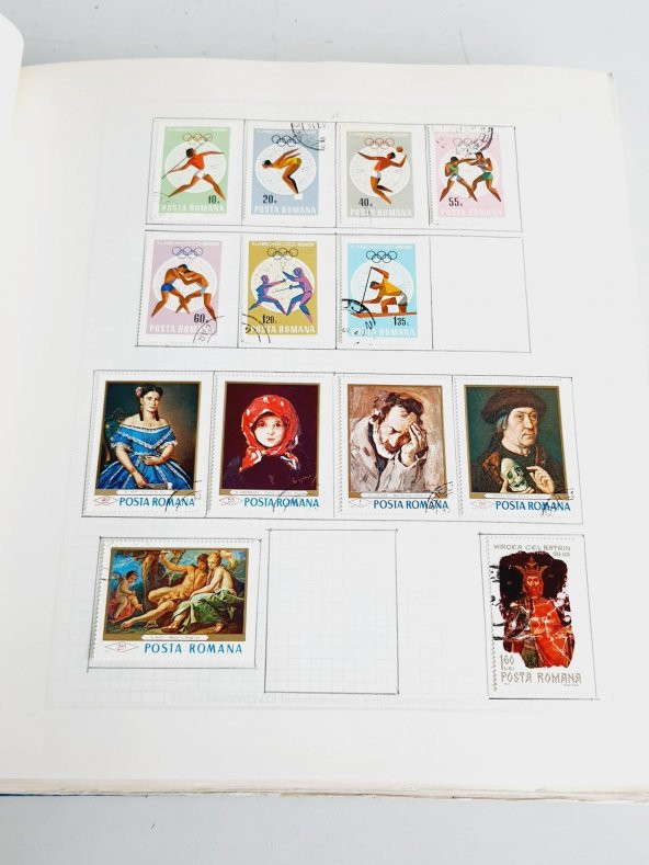 Romanya Pul Koleksiyonu Albümü 1570 Adet - Yabancı Pul 055 - Resim 11