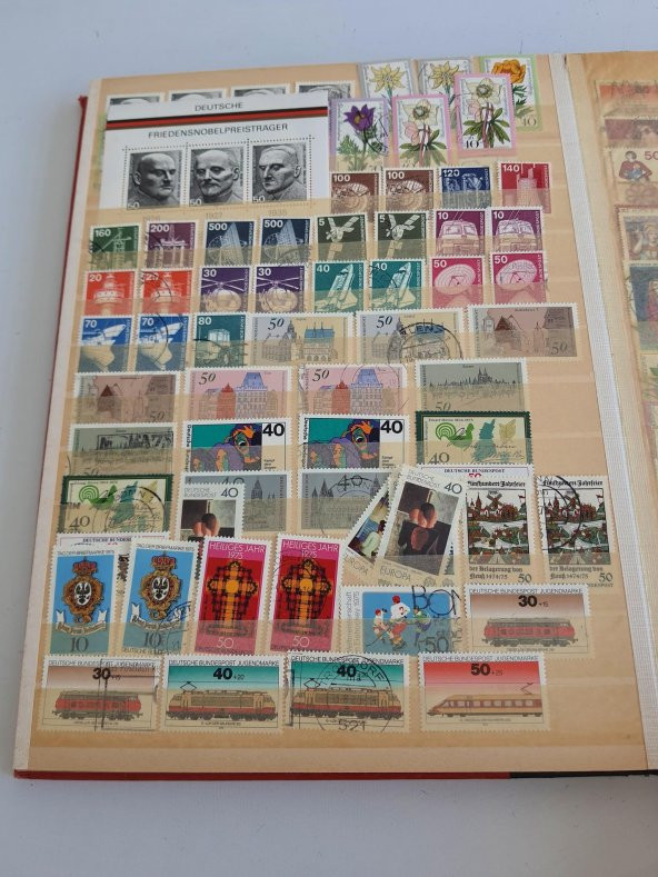 Almanya Pul Koleksiyonu Albümü 1210 Adet - Yabancı Pul 043 - Resim 10