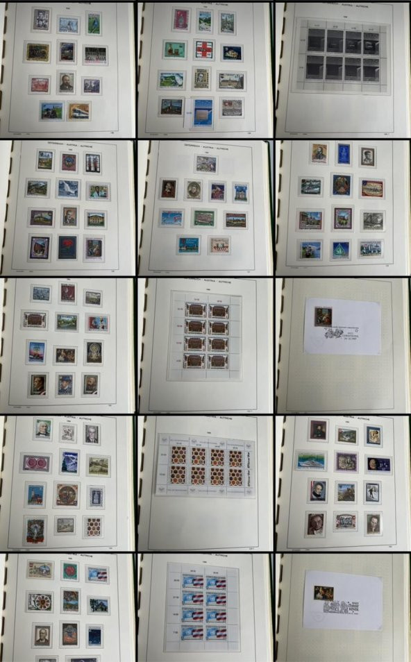 Avusturya Pul Koleksiyonu Schaubek Albümü Damgasız 770 Adet - Yabancı Pul 070 ürün görseli 1