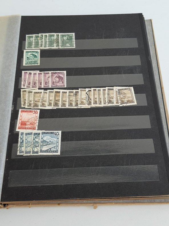 Avusturya  Pul Koleksiyonu Albümü 540 Adet - Yabancı Pul 046 - Resim 7