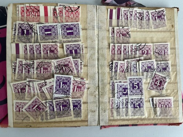 Avusturya Pul Koleksiyonu Albümü 510 Adet - Yabancı Pul 066 - Resim 6