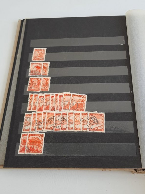 Avusturya  Pul Koleksiyonu Albümü 540 Adet - Yabancı Pul 046 - Resim 8