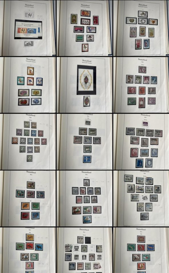 Almanya Pul Koleksiyonu Albümü 770 Adet - Yabancı Pul 076 ürün görseli