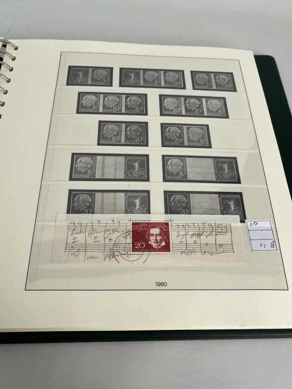 Almanya Pul Koleksiyonu Albümü 330 Adet - Yabancı Pul 078 - Resim 3