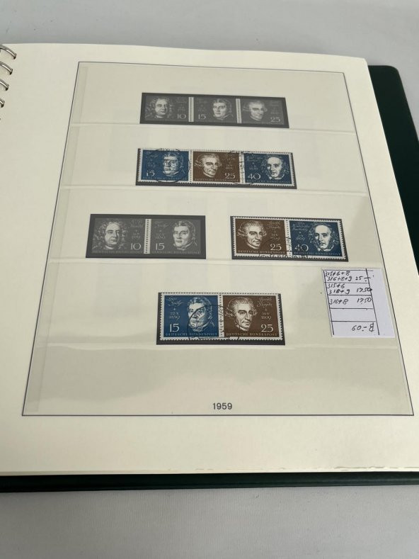 Almanya Pul Koleksiyonu Albümü 330 Adet - Yabancı Pul 078 - Resim 4