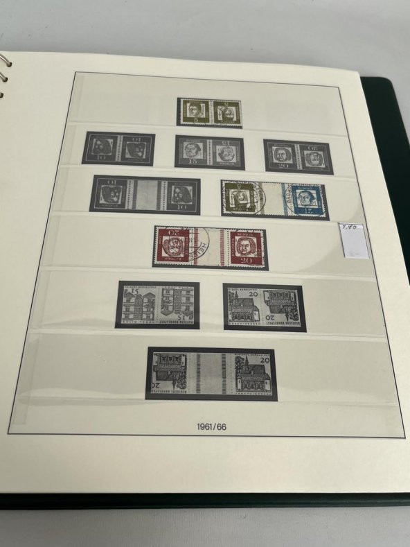 Almanya Pul Koleksiyonu Albümü 330 Adet - Yabancı Pul 078 - Resim 5