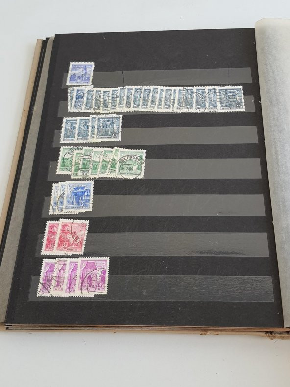 Avusturya  Pul Koleksiyonu Albümü 540 Adet - Yabancı Pul 046 - Resim 12