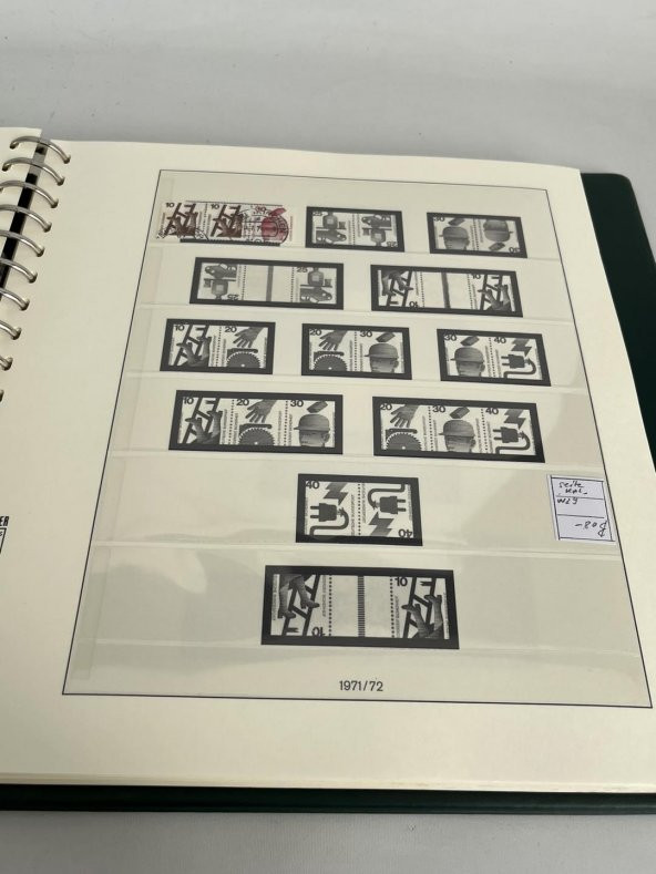 Almanya Pul Koleksiyonu Albümü 330 Adet - Yabancı Pul 078 - Resim 6