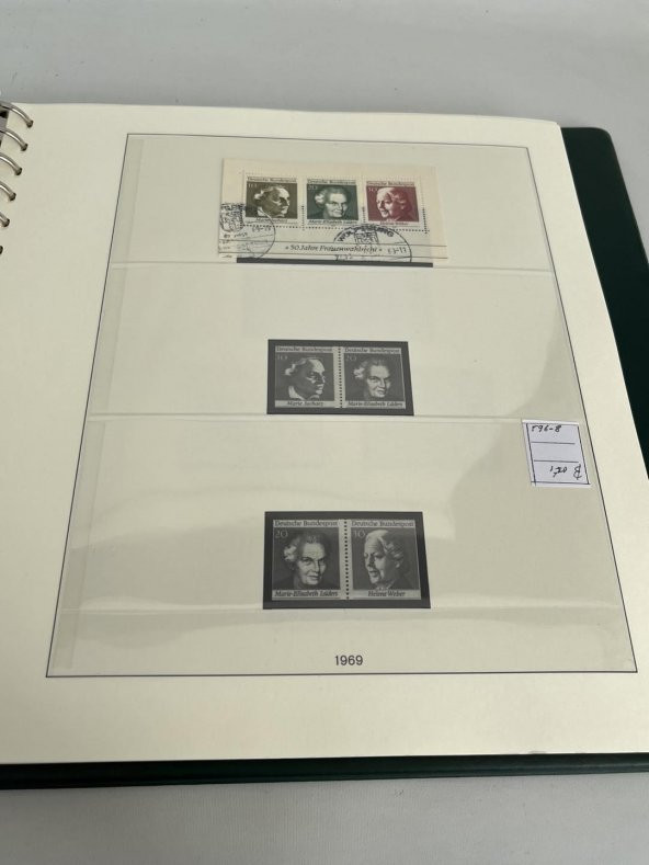 Almanya Pul Koleksiyonu Albümü 330 Adet - Yabancı Pul 078 - Resim 9