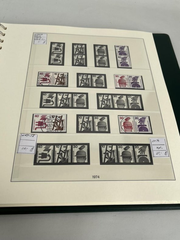 Almanya Pul Koleksiyonu Albümü 330 Adet - Yabancı Pul 078 - Resim 11