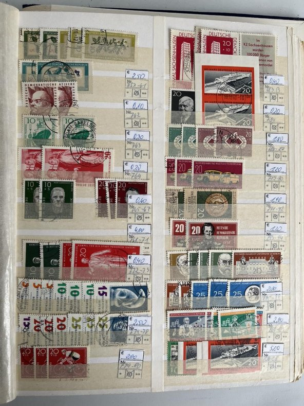 Almanya Avusturya Pul Koleksiyonu Albümü 3850 Adet - Yabancı Pul 069 - Resim 3