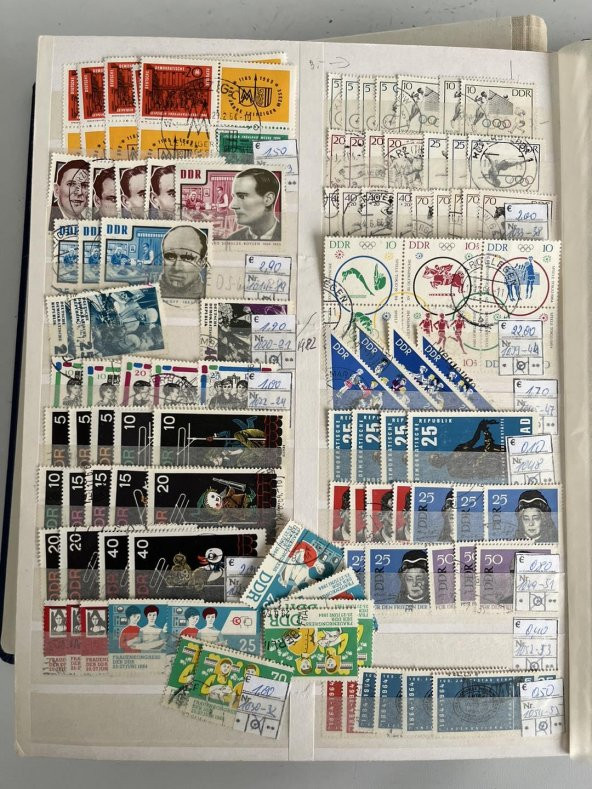 Almanya Avusturya Pul Koleksiyonu Albümü 3850 Adet - Yabancı Pul 069 - Resim 5