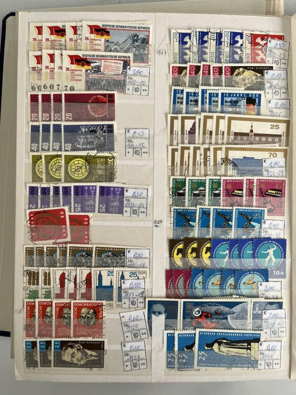 Almanya Avusturya Pul Koleksiyonu Albümü 3850 Adet - Yabancı Pul 069 - Resim 7