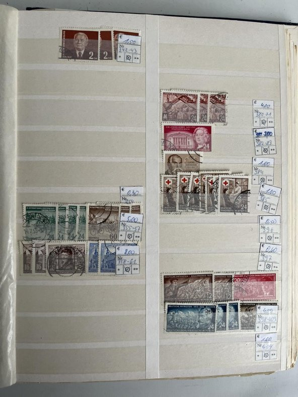 Almanya Avusturya Pul Koleksiyonu Albümü 3850 Adet - Yabancı Pul 069 - Resim 8